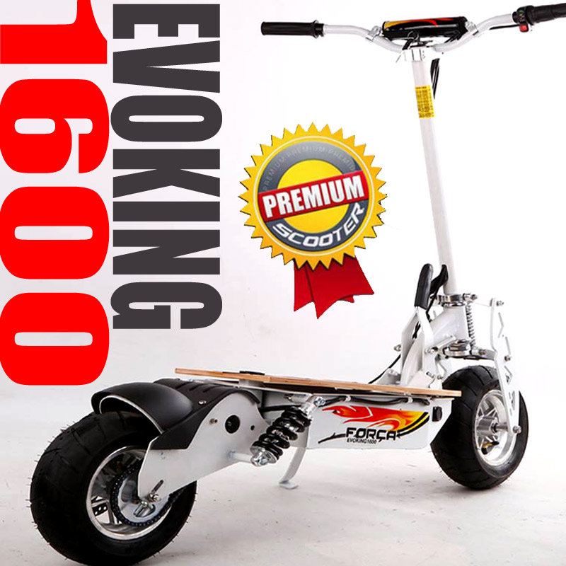 FORCA 48 VOLT 1600 ElektroRoller Scooter XXL-Reifen 40 km/h E-Scooter EVOKING